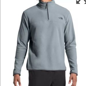 NWT The North Face Men’s TKA Glacier 1/4 zip Fleece Jacket